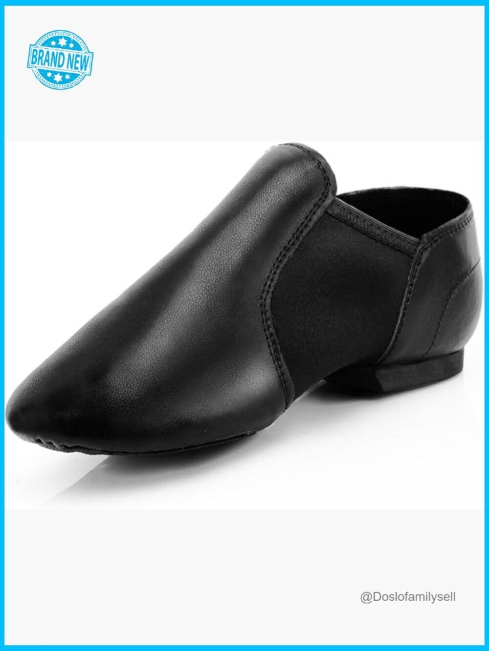 Leather Split Sole Jazz Dance Shoes for Ballet Yoga Performance Minimal
